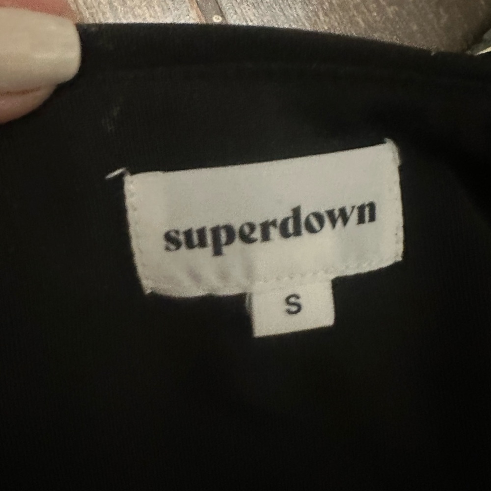 superdown (Revolve) Black Asymmetric Two-Piece Set - image 3